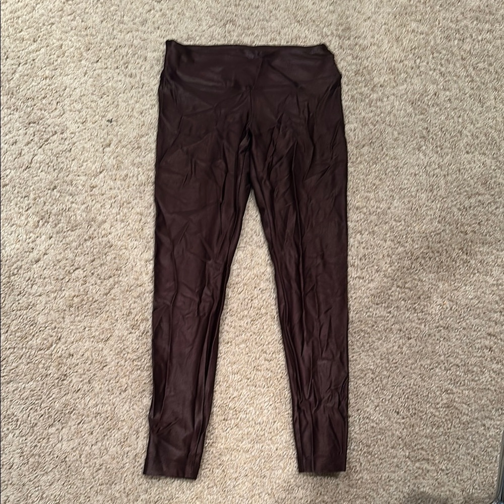Koral Brown shiny Leggings